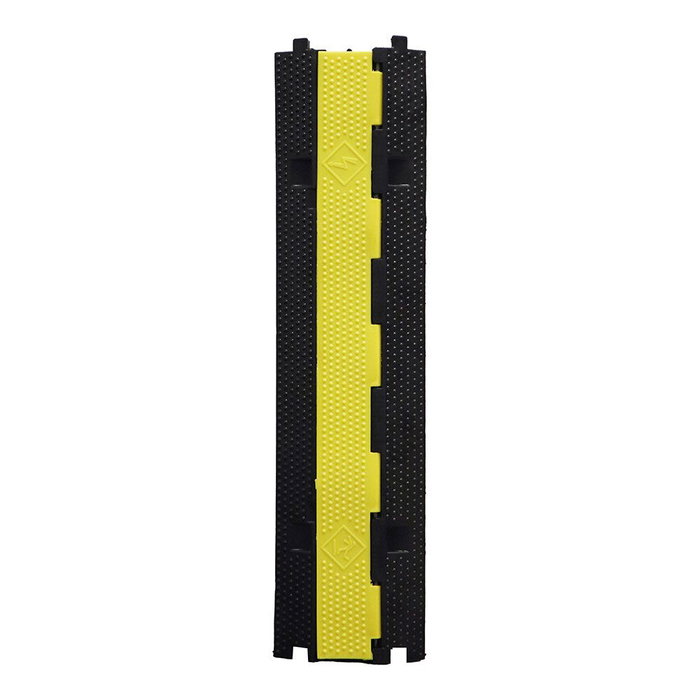 Normaluz Protecteur de câble 1000x250x50mm Caoutchouc avec couvercle à charnière 2 rails intérieurs Normaluz Protecteur de câble 1000x250x50mm Caoutchouc avec couvercle à charnière 2 rails intérieurs