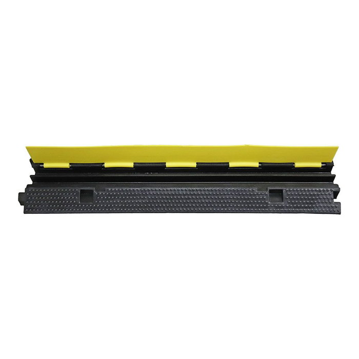 Normaluz Protecteur de câble 1000x250x50mm Caoutchouc avec couvercle à charnière 2 rails intérieurs Normaluz Protecteur de câble 1000x250x50mm Caoutchouc avec couvercle à charnière 2 rails intérieurs