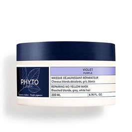 Phyto Masque Réparateur Violet 200 ml pour Cheveux Sensibles et Nuances Froides
