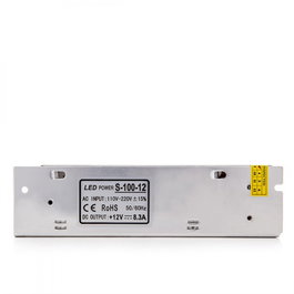 Transformateur LED 230VAC/12VDC 100W 8,5A IP20