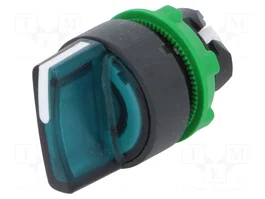 SCHNEIDER ELECTRIC Commutateur rotatif Harmony XB5 22mm vert LED