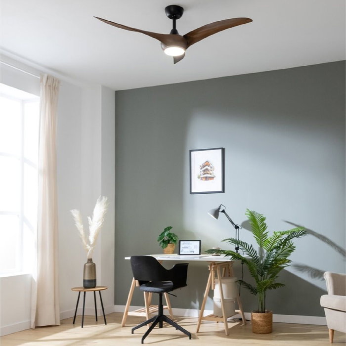Ventilateur de Plafond avec Lumière Cecotec EnergySilence Aero 5295 Marron 18 W 40 W