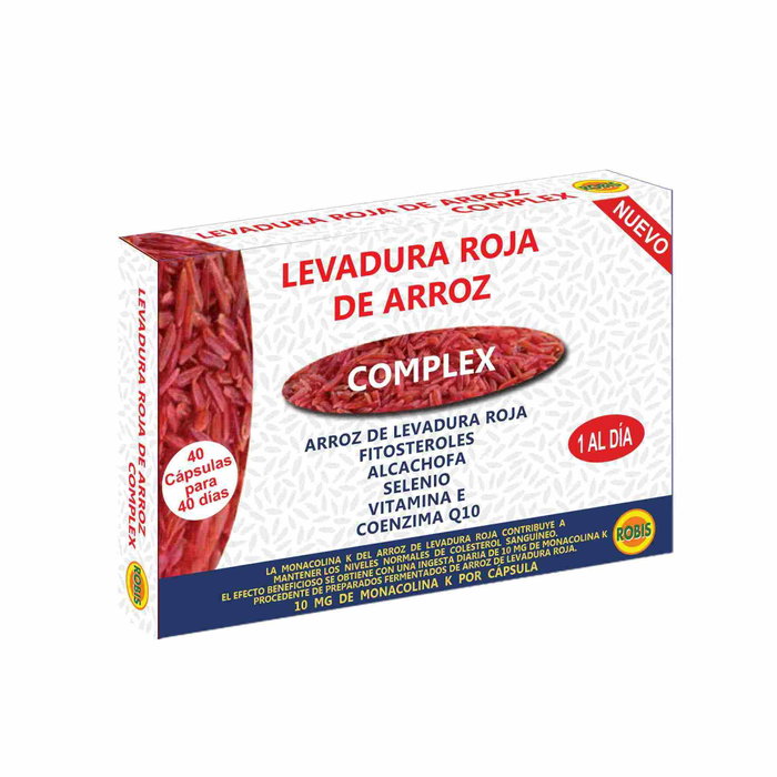 ROBIS Levadura Roja de Arroz Complex 40 capsules ROBIS Levadura Roja de Arroz Complex 40 capsules