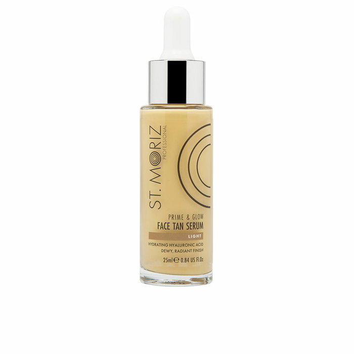 St. Moriz Prime & Glow Autobronzant Facial Acide Hyaluronique Léger 25 ml