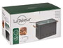 La Dehesa Barbecue Portable Rectangulaire avec Poignées Noir Fer 22x24x44 cm (Set de 4)