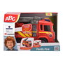 Smoby - Camion de pompiers jouet avec éclairage et sons - 25 cm - Fonctionne avec piles (incluses) - Version espagnole/portugaise