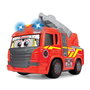 Smoby - Camion de pompiers jouet avec éclairage et sons - 25 cm - Fonctionne avec piles (incluses) - Version espagnole/portugaise