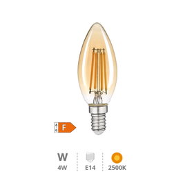 GSC Evolution Ampoule LED vela Vintage 4W E14 2500K