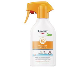 Eucerin Spray Solaire Enfants Sensibles Sun Sensitive Protect Kids SPF50+ 250 ml - Sans Parfum, Résistant à l'Eau