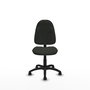 Chaise Algarra Contact permament de base Tissu Noir Structure polyamide noire Sans accoudoirs Sans appui-tête Roulettes pour moquette