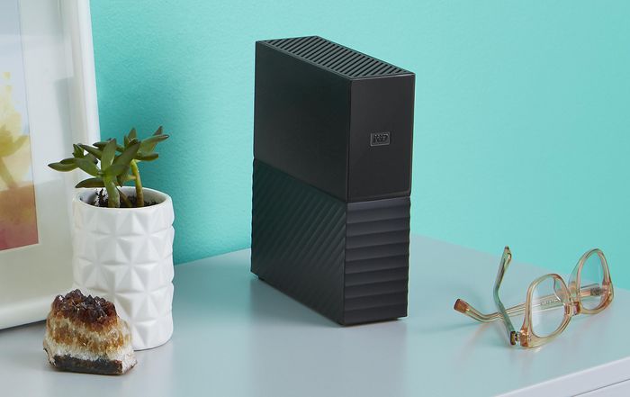Western Digital Disque dur externe de bureau My Book 4 To 3.5" USB 3.0 avec chiffrement AES 256-bit