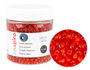 Innspiro Perles de Rocaille en Verre Argenté et Rouge 3,8 mm, 120g