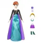 Mattel Poupée Surprise Disney Frozen Spin & Reveal Anna - La Reine des Neiges HXD27 avec 5 Accessoires et Sachets Mystère
