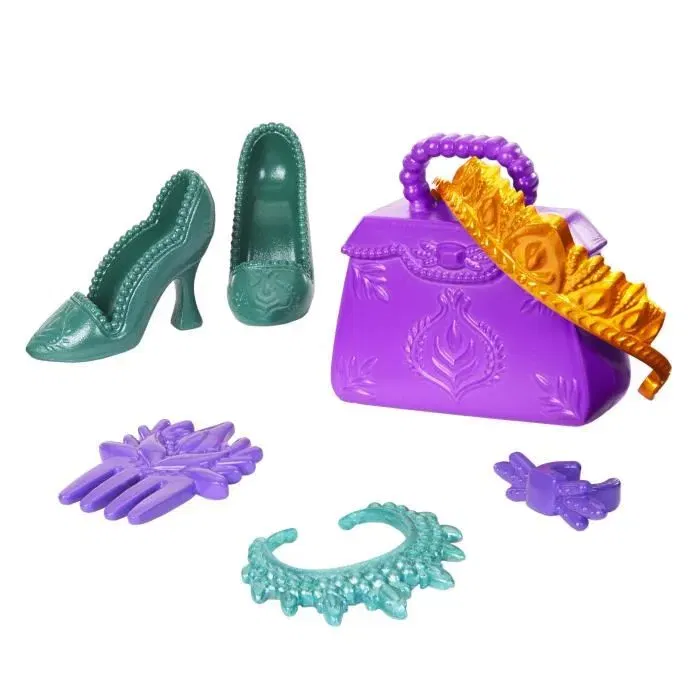 Mattel Poupée Surprise Disney Frozen Spin & Reveal Anna - La Reine des Neiges HXD27 avec 5 Accessoires et Sachets Mystère