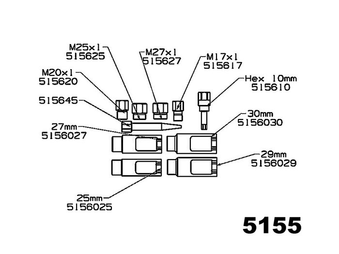 Jeu D’Extension 5150C Injec