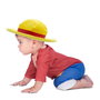 My Other Me - Déguisement Luffy de One Piece avec capuche et combinaison - Taille vêtement 6 à 12 mois - Pour enfant de 6 mois minimum