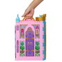 MATTEL Disney Princess - Château Portable HXC20 avec Poupée - Ensemble de Jeu Prêt pour le Bal avec Garde-robe, Podium et Accessoires