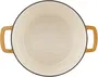 Cosy & Trendy - Cocotte en fonte émaillée Fontestic, Ø 28 cm, 6.15 L, pour tous feux dont induction, ambre