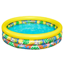 Bestway Piscine Gonflable Enfant 3 Anneaux Floral 168x38 cm +2 Ans Jardin 51203