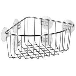 TATAY CESTILLO INOX RINCONERA CON VENTOSA 190x190x100