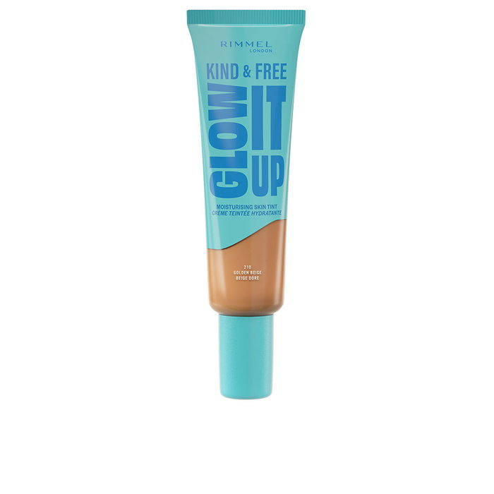 Rimmel London Fond de teint liquide KIND & FREE GLOW IT UP #210 Beige doré 30 ml Rimmel London Fond de teint liquide KIND & FREE GLOW IT UP #210 Beige doré 30 ml