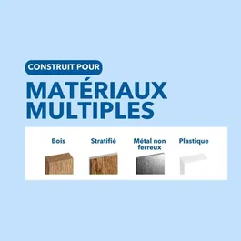 Dremel - Lame de scie circulaire multi-matériaux CS600 en carbure, Ø 85 mm - Pour bois, stratifié, plastique, métaux non ferreux