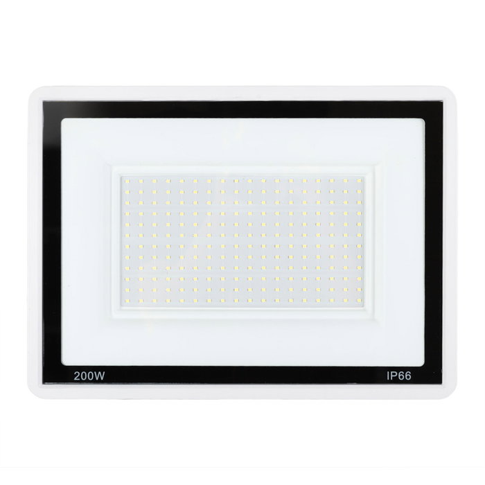 Projecteur LED 200W 16 000Lm 6000°K IP66 Gradable 60 000H Finition Blanche LM-6016-W-CW