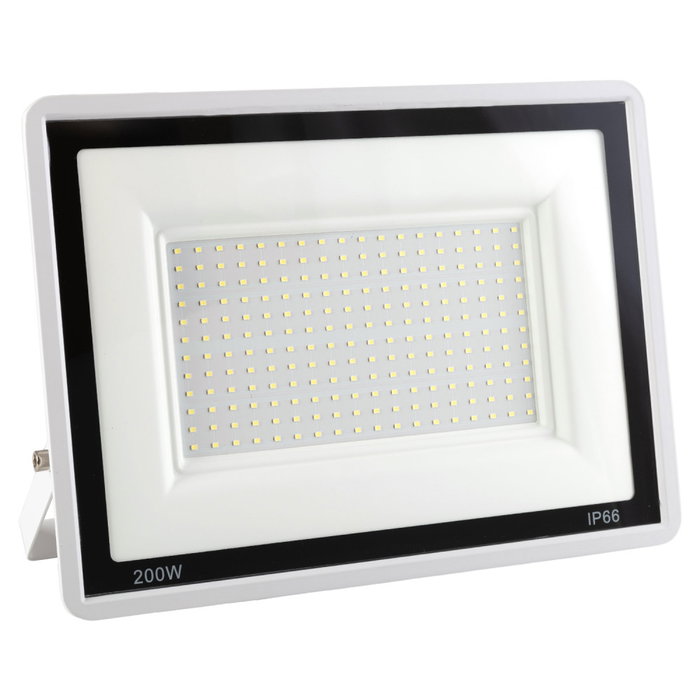 Projecteur LED 200W 16 000Lm 6000°K IP66 Gradable 60 000H Finition Blanche LM-6016-W-CW