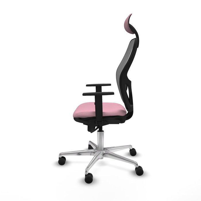 Piqueras y Crespo Chaise de Bureau avec Appui-tête 1D086N1 Rose Piqueras y Crespo Chaise de Bureau avec Appui-tête 1D086N1 Rose