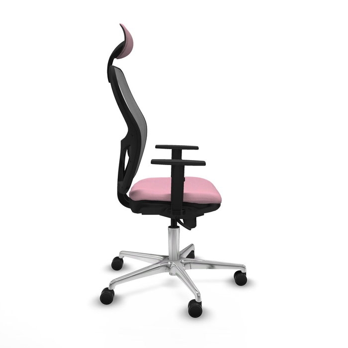 Piqueras y Crespo Chaise de Bureau avec Appui-tête 1D086N1 Rose Piqueras y Crespo Chaise de Bureau avec Appui-tête 1D086N1 Rose