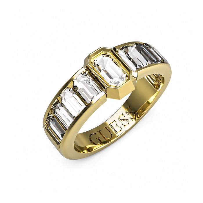 Guess Bague Taille 54 Dorée en Acier Inoxydable JUBR04254JWYG54 Guess Bague Taille 54 Dorée en Acier Inoxydable JUBR04254JWYG54