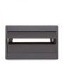BACHMANN CONFERENCE Boîte Encastrée Gris Anthracite Métallisé 4 Modules Structure Intégrée