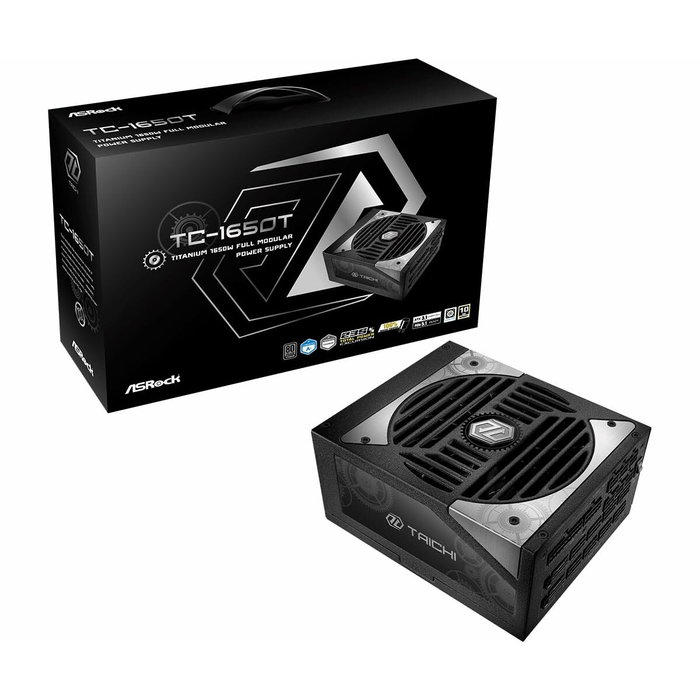 Bloc d’Alimentation ASRock 90-UXT165-TFEAAB 1650 W 80 PLUS Titanium
