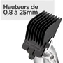 BaByliss Tondeuse cheveux Lithium Power P1359E avec 8 sabots et trousse de rangement