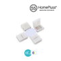 HomePluSS Connecteur en forme de S pour ruban LED RGB