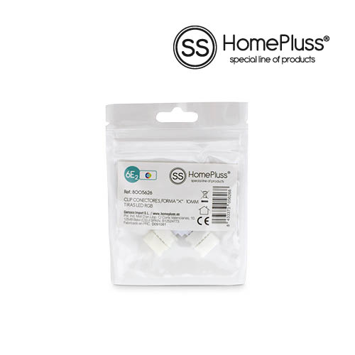 HomePluSS Connecteur en forme de S pour ruban LED RGB