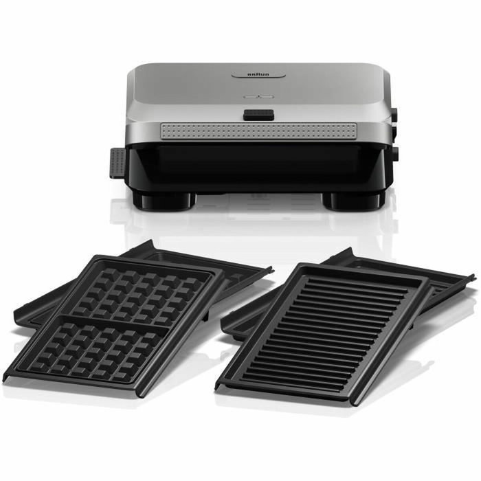 Braun Sandwich Maker 5 SM5005 Inox et noir Braun Sandwich Maker 5 SM5005 Inox et noir