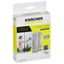 Kärcher Lot de 2 chiffons microfibres outdoor velcro gris