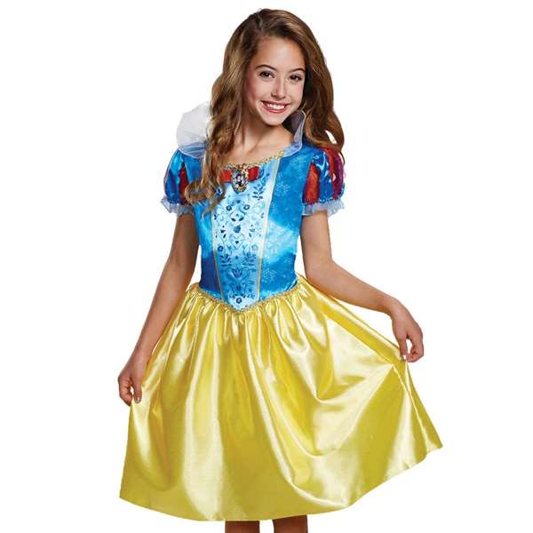 Liragram Déguisement enfant Disney Princesa Blancanieves Classic, 7-8 ans