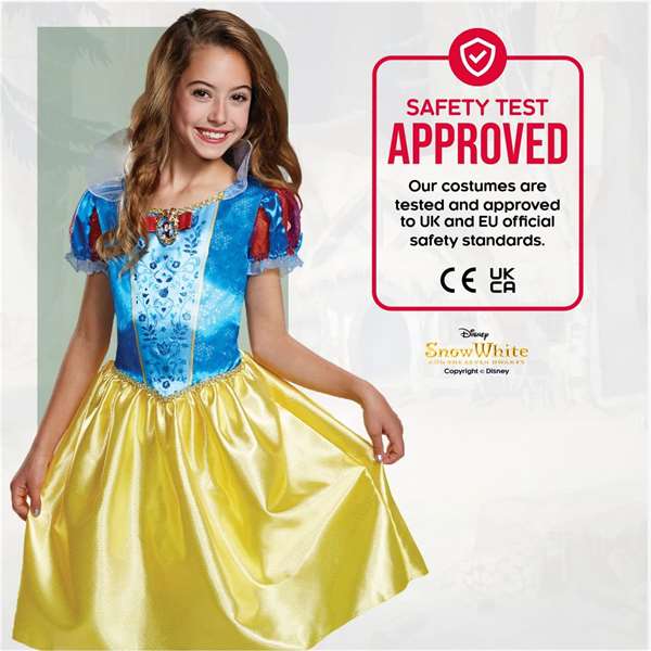 Liragram Déguisement enfant Disney Princesa Blancanieves Classic, 7-8 ans