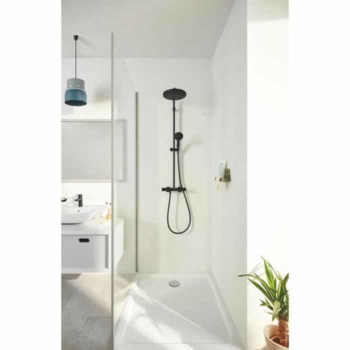 Grohe Colonne de douche Vitalio Start System 250 Noir Mat