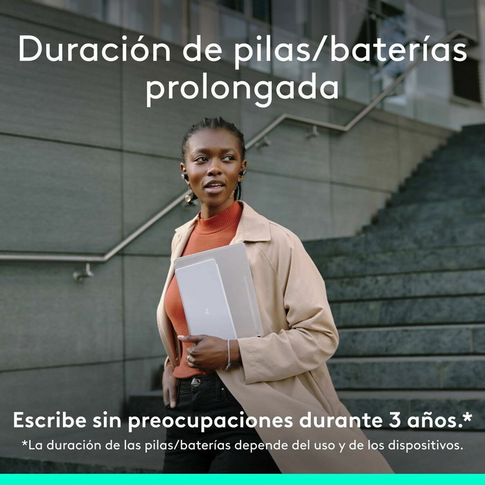 Clavier Logitech 920-012974 Blanc Gris QWERTY Clavier Logitech 920-012974 Blanc Gris QWERTY