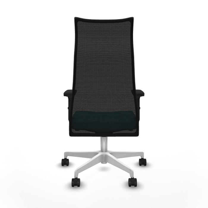 Piqueras y Crespo Chaise de Bureau Albacete Turquoise et Noir