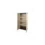 TOOD - Armoire de rangement haute en résine, 3 tablettes, charge max. 60 kg, dimensions 70x39x165 cm, pour intérieur et extérieur, couleur taupe/écru