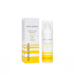 Sara Simar - S.S. Protector Solaire Visage SPF 50+ avec Vitamine E, 30 ml