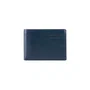 Piquadro Obidos Portefeuille en cuir Mince Bleu marine PU4823W110R