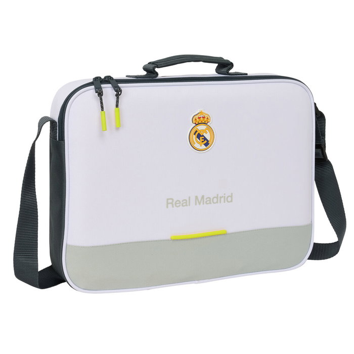 Cartable Real Madrid C.F. Blanc 38 x 28 x 6 cm Cartable Real Madrid C.F. Blanc 38 x 28 x 6 cm
