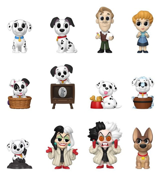 Les 101 Dalmatiens présentoir Mystery Minis figurines PDQ 5 cm (12)