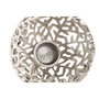 Bougeoir Home ESPRIT Argenté Aluminium 20 x 20 x 18 cm