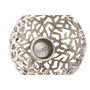 Bougeoir Home ESPRIT Argenté Aluminium 20 x 20 x 18 cm